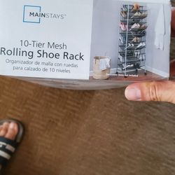 Rolling Shoe Rack 
