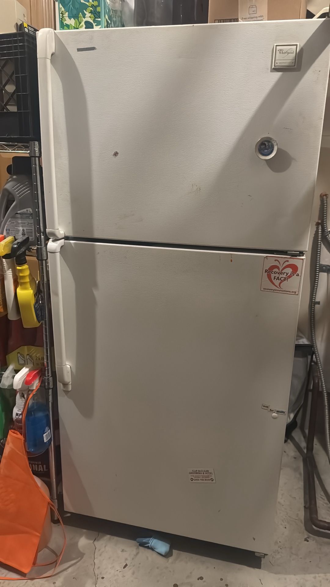 Free Whirlpool Working Fridge!!