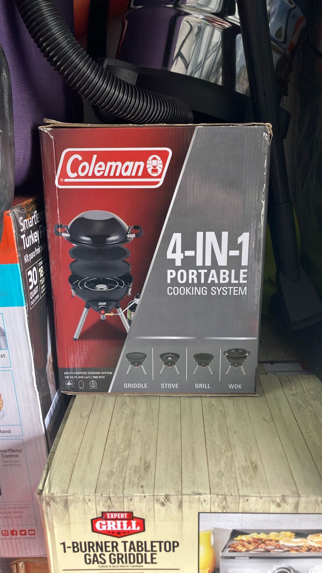 Coleman 4-1 Portable Cooking System Brand New
