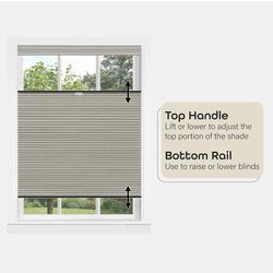 Persianas de panal de abeja inalámbrico