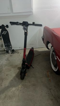 NIU Electric Scooter Black and Red
