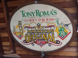 Tony Romas sign