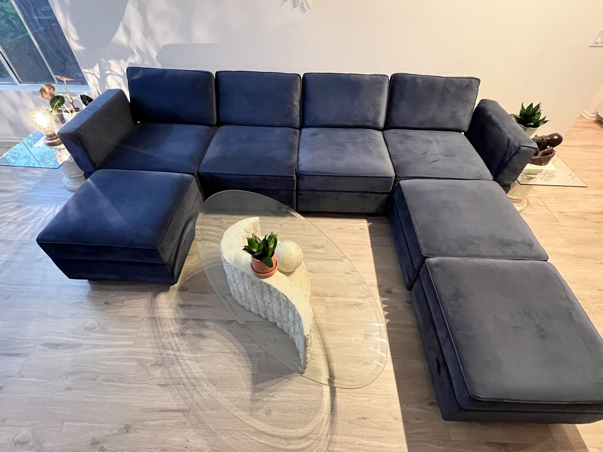 Sofa 7 Seats + 6 Sides Modular Sofa with Storage