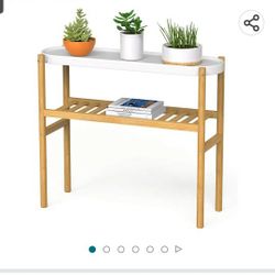 Bamboo Plant Shelf 