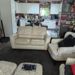 Macy's Leather Couch And Loveseat