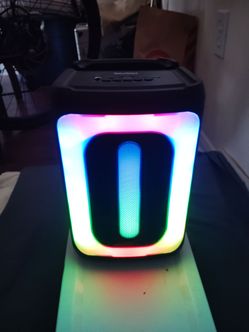 Portable Bluetooth Party Speaker with RGB Lights