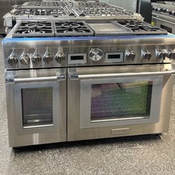 Thermador Pro Grand All Gas Double Oven Range 48” 