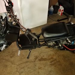 It's a Ruckus clone I have extra parts if you need it. Is a very nice and fast moped hate to Let It Go