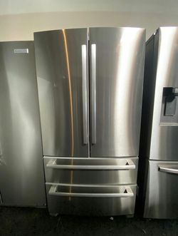 Stainless Steel 4-Door French Door Refrigerator
