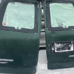 Chevy Can Parts  Rear Doors. Hood For Sale