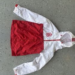 Red And White Jacket Adidas