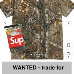 Supreme Real Tree Hanes X T-Shirts ( WANTED ) 