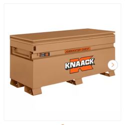 NEW IN BOX Shop Knaack 60 in. W x 24 in. L x 28 in. H, Steel Jobsite Tool Storage Chest with Lock