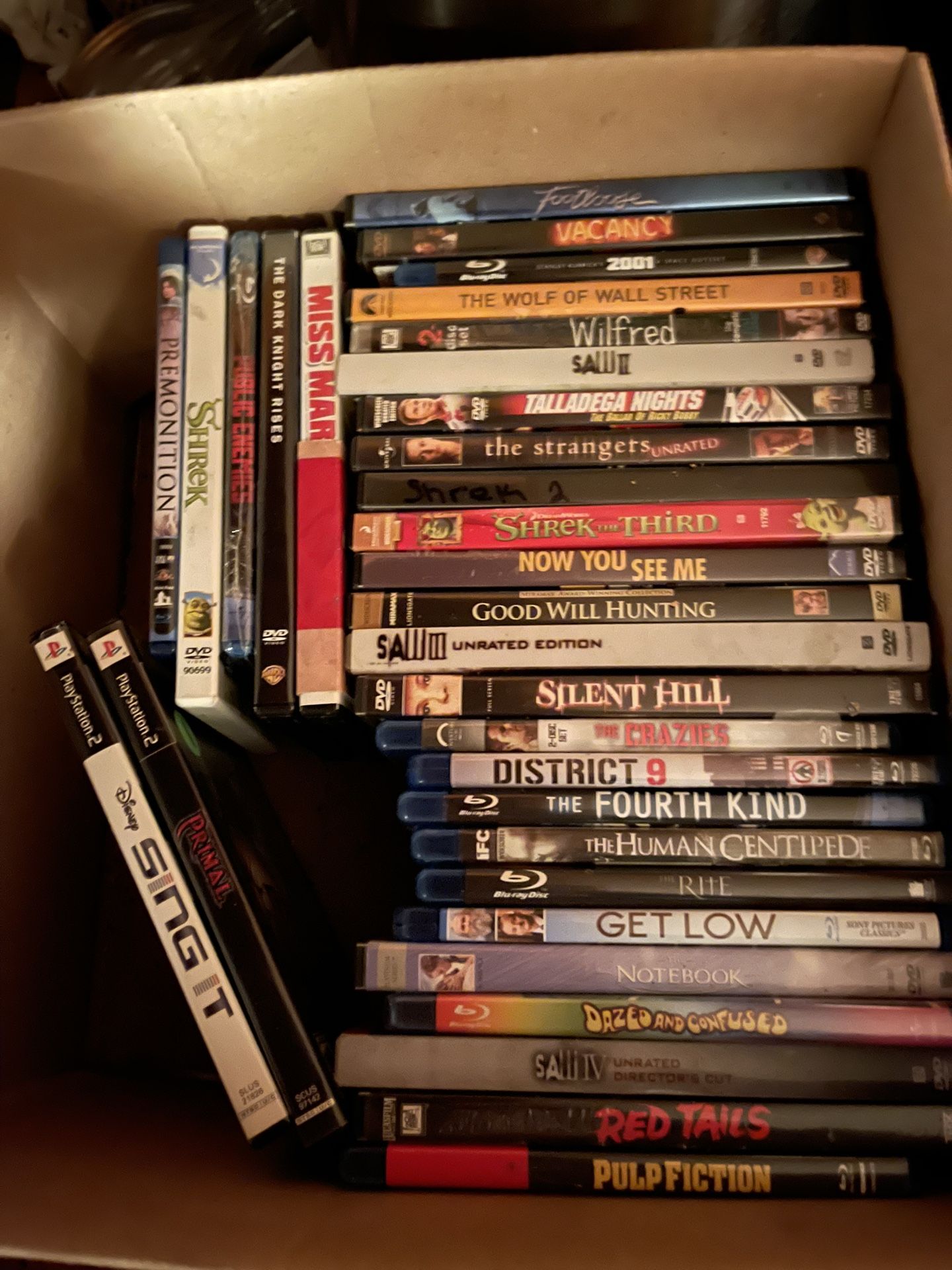 DVDs/PS2 Games