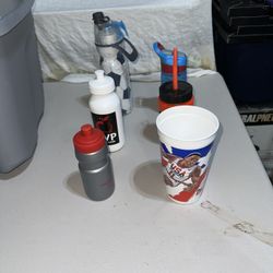 Five Water Bottles and Dream Team USA Cup