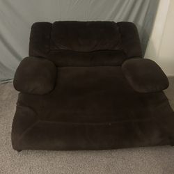 Brown Love Seat