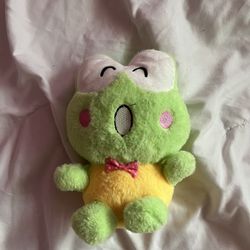 HELLO KITTY ~ Keroppi Frog Plush 
