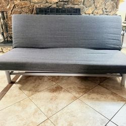 grey futon