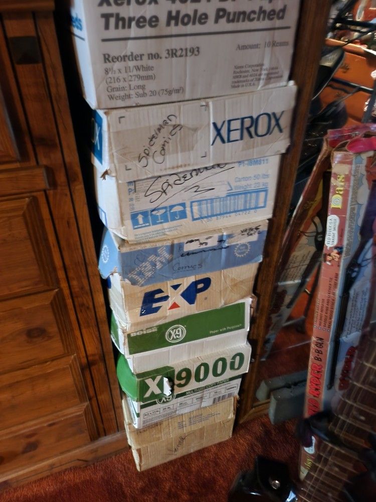 Boxes of Comics. (13)