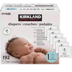 Kirkland diapers Size 1 