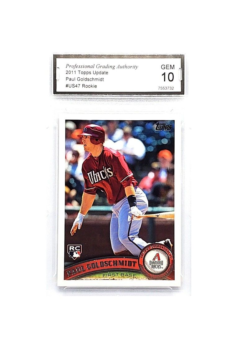 GRADED 10 PAUL GOLDSCHMIDT ROOKIE 