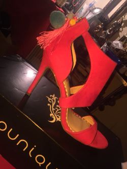 Brand new red pumps