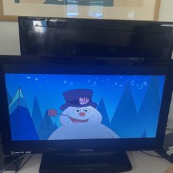 26 Inch TV Phillips With Remote 