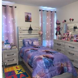 6 Pc Cambeck twin Youth Bedroom Set With New mattress