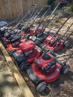 Serviced Lawn Mowers