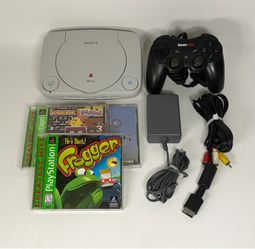Sony PlayStation 1 Slim PS One Console with Controller & 3 Games - SCPH-101
