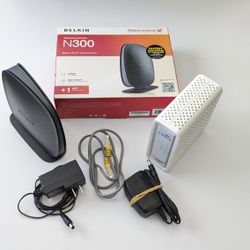 Arris SURFboard SB6183 Internet Cable Modem + Belkin WiFi Wireless Router ($10 For Both)