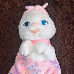 Disney Parks Babies The Aristocats Marie 9.5" Plush Doll w/Blanket Wrap Christmas Gift Tree