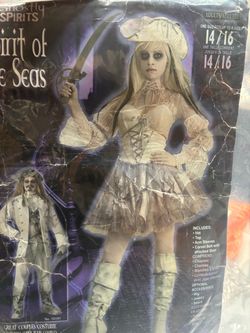New, women’s Ghost Pirate Costume size L/XL