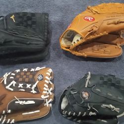 12" Baseball Gloves 