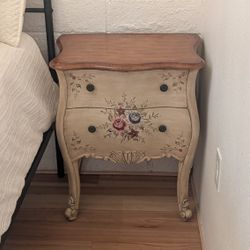 Vintage French Provincial Nightstands  Set of 2 
