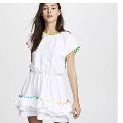 Peixoto Nissi Pom Pom Dress Sz Xs