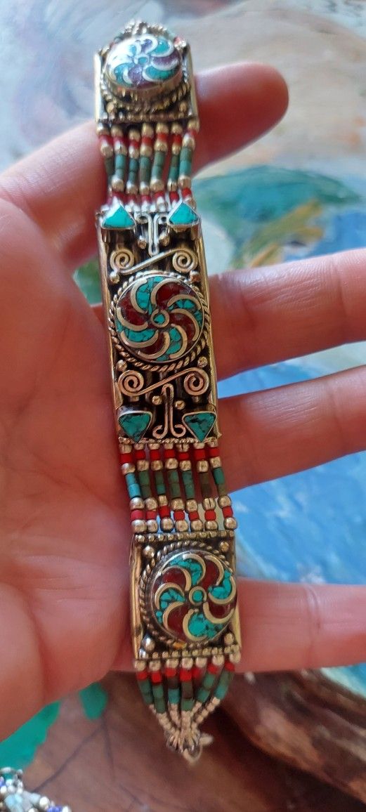 Turquoise Silver Sterling Bracelet