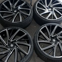 5x 114 22 Wheels 