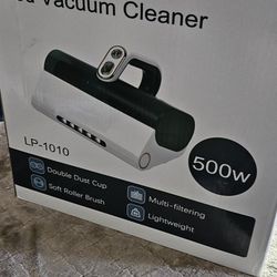 Bed Vacuum Cleaner, Handheld UV Mattress Cleaner with LED light