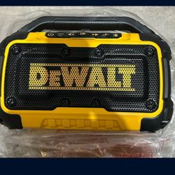 Dewalt Bluetooth speaker with power cable