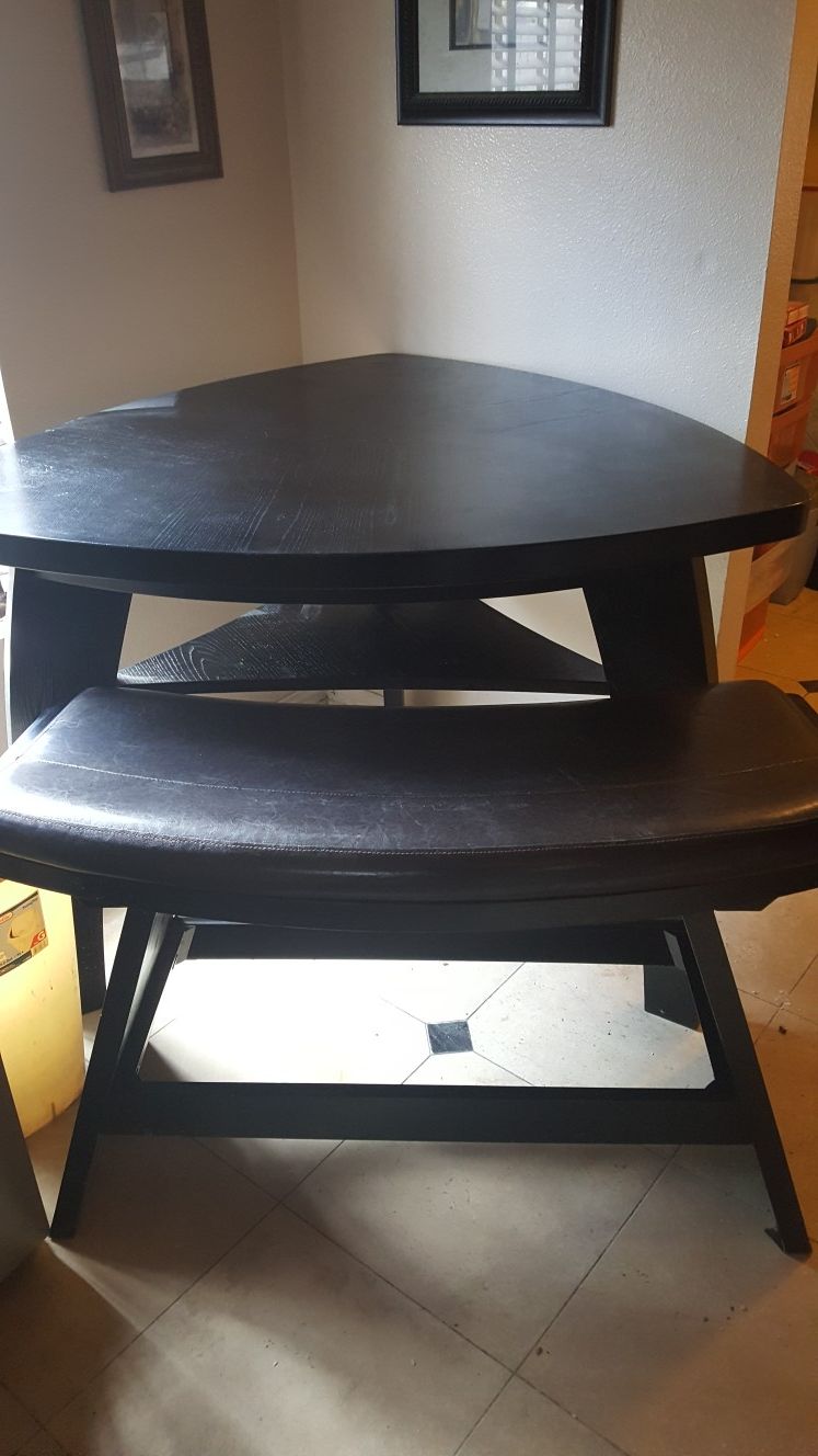 Black high table