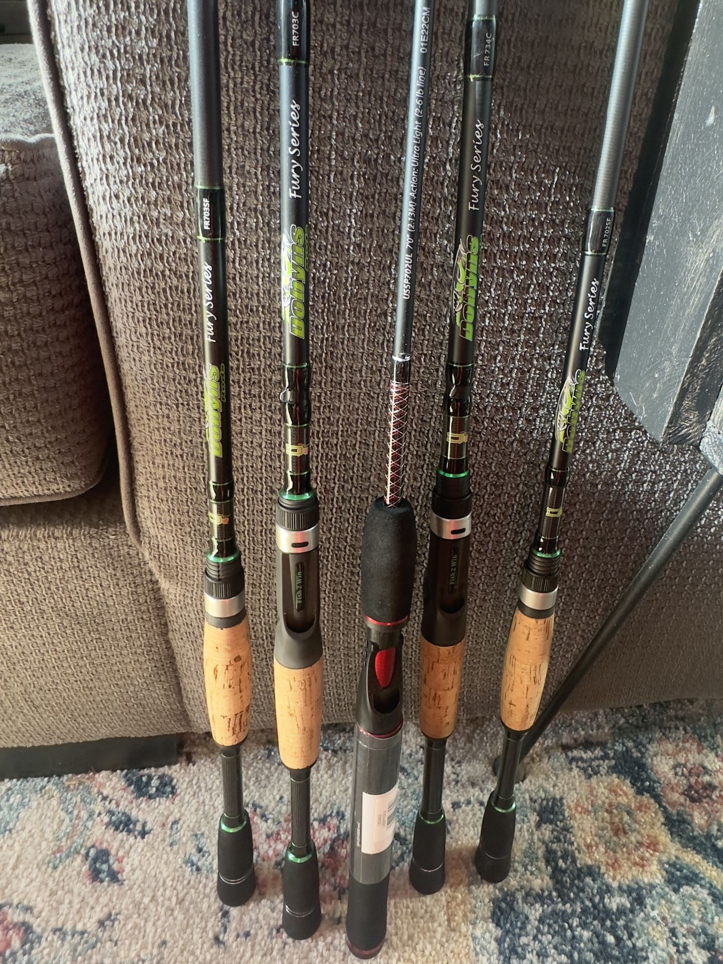 Fishing Rods for Sale Casting/Spinning Dobyns Fury and Uglystik for Sale in  Sacramento, CA - OfferUp