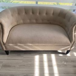 Beautiful 2 Seater Small Curvy Couch 