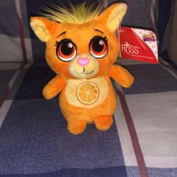 Ollie Orange 5 inch candy, critter plush