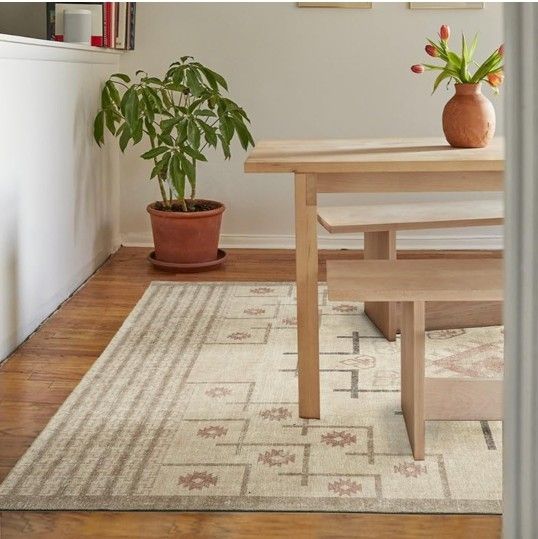 Revival Rugs Funk 6'x9' Zero- Shedding Area Rug for Living Room