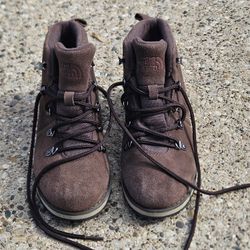 The North Face Waterproof Suede Hiking Boots – Youth 4 / EU 36