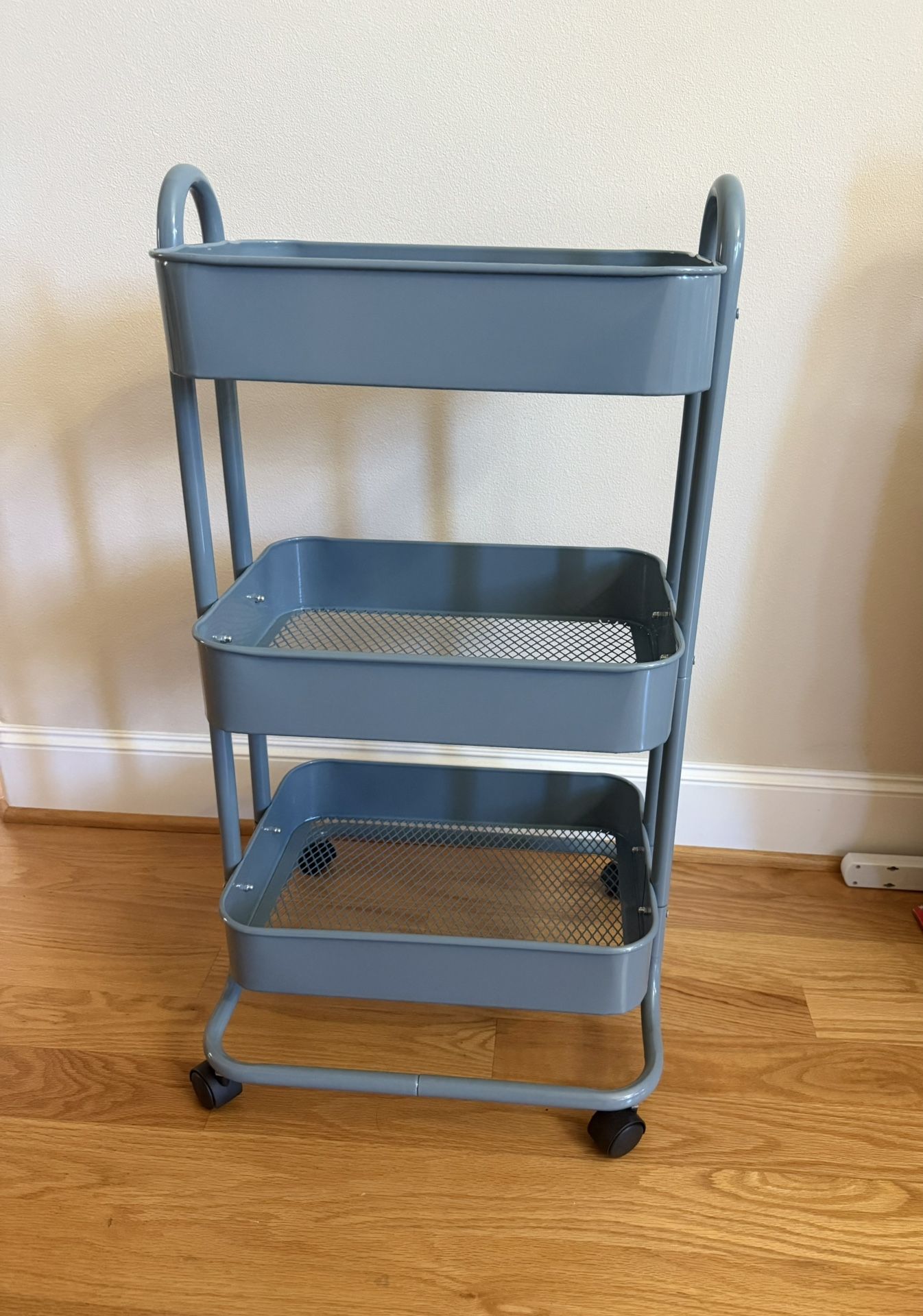 3 Tier Utility Cart Organizer With Wheels