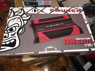 Crunch 2000 watts amplifier