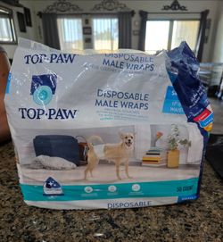Top Paw Disposable Male Wraps
(Size small)