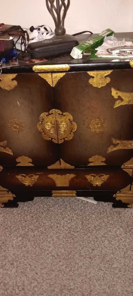 Antique Dresser, Armoire,  and Two Nightstands